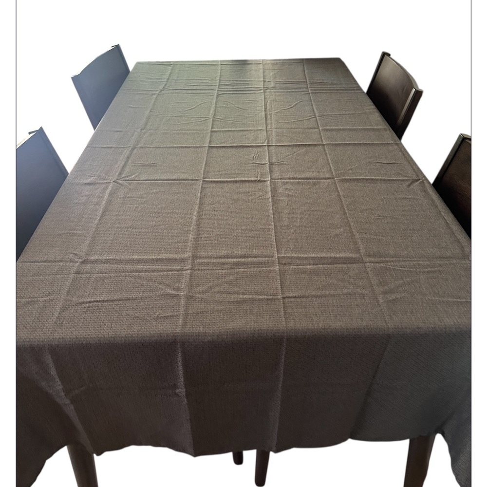 Food Network Elegant Brown Tablecloth for Dining Room